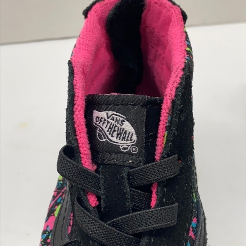 Vans 10 Toddler high-top sneakers black splashed - Picture 10 of 10